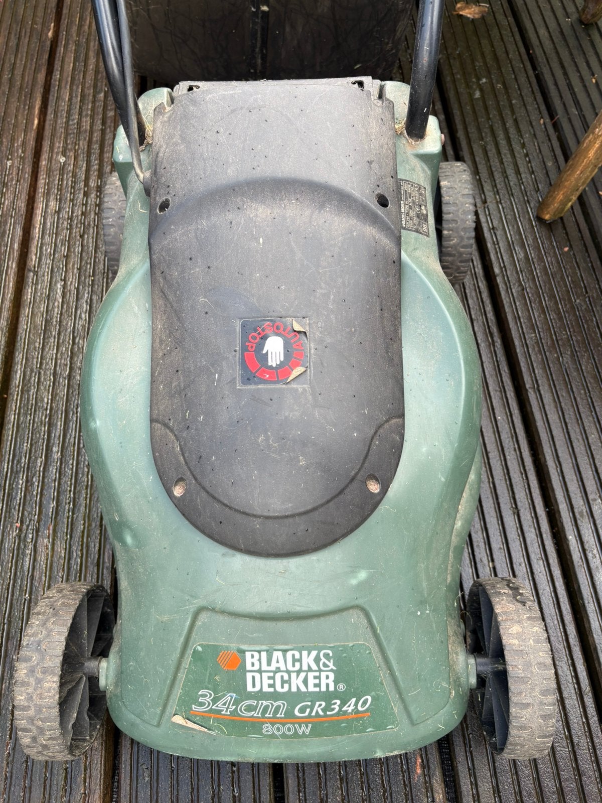 Grasmaaier black and decker defect, Ophalen, Gebruikt, Elektrische grasmaaier, Opvangbak