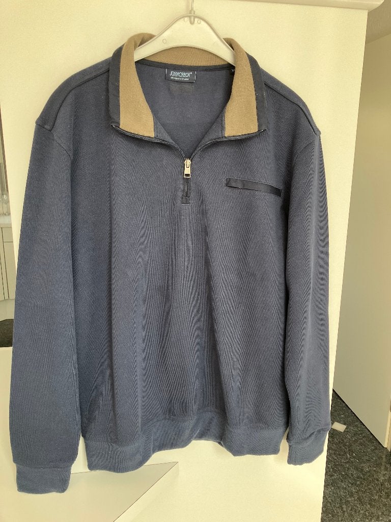 Donker blauwe trui maat M, Ophalen of Verzenden, John Cabot, Gedragen, Maat 48/50 (M)