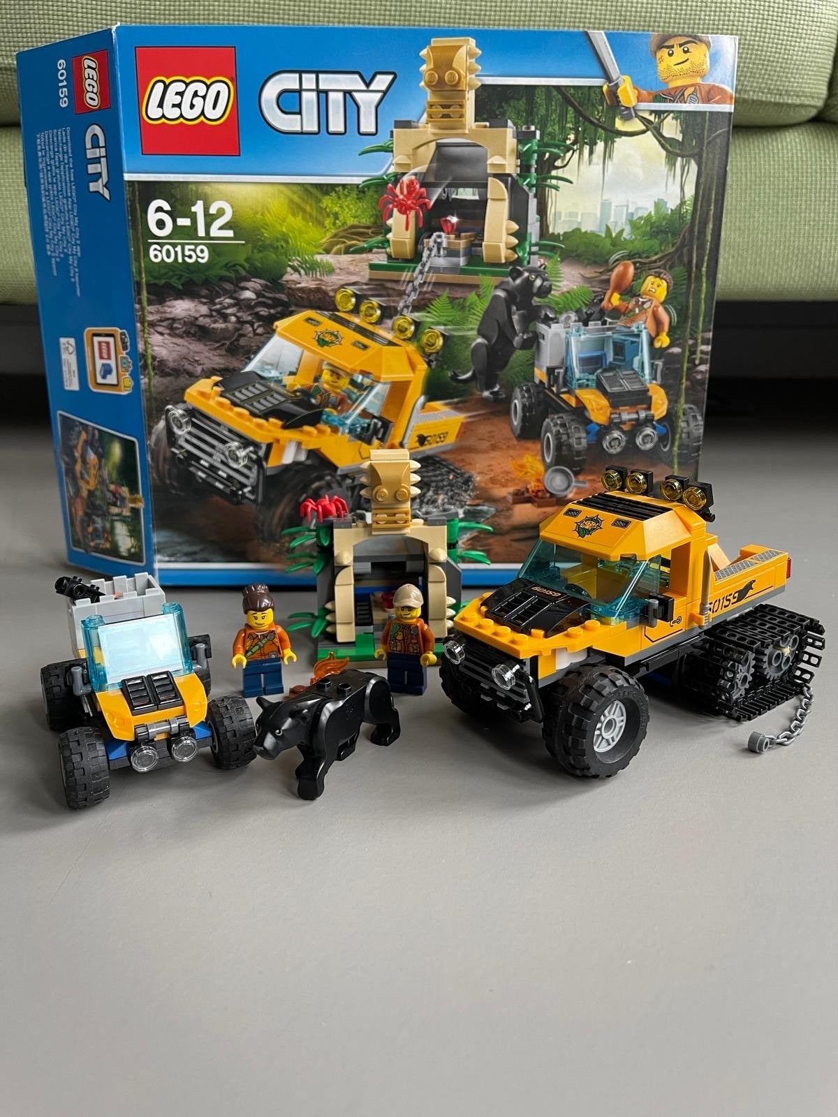 LEGO City 60159 Jungle Halftrack Mission - Complete Set, City, Lego, Ophalen of Verzenden, Zo goed als nieuw