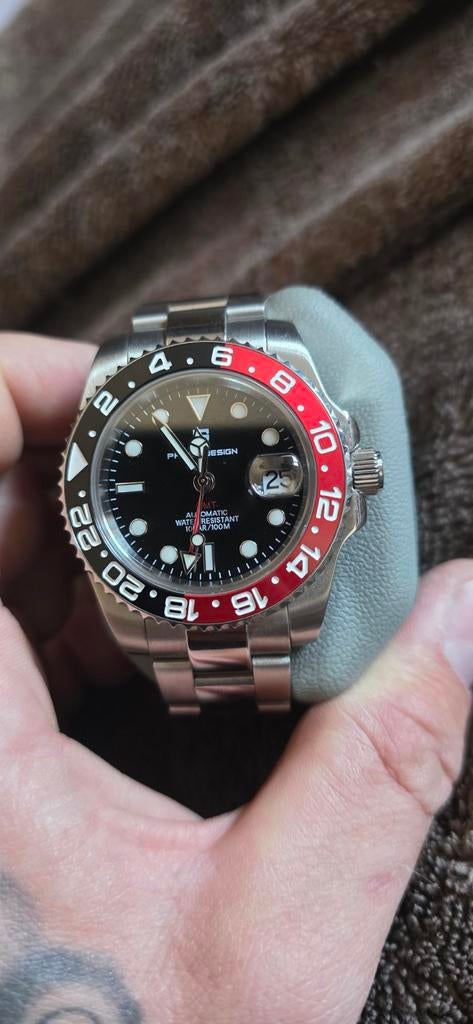 Pagani Design GMT Horloge - Zo goed als nieuw, Ophalen of Verzenden, Zo goed als nieuw, Overige merken