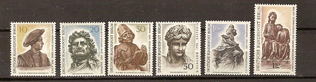 Berlin 303-308 postfris e.a. Berlin postfris, Ophalen of Verzenden, BRD, Postfris