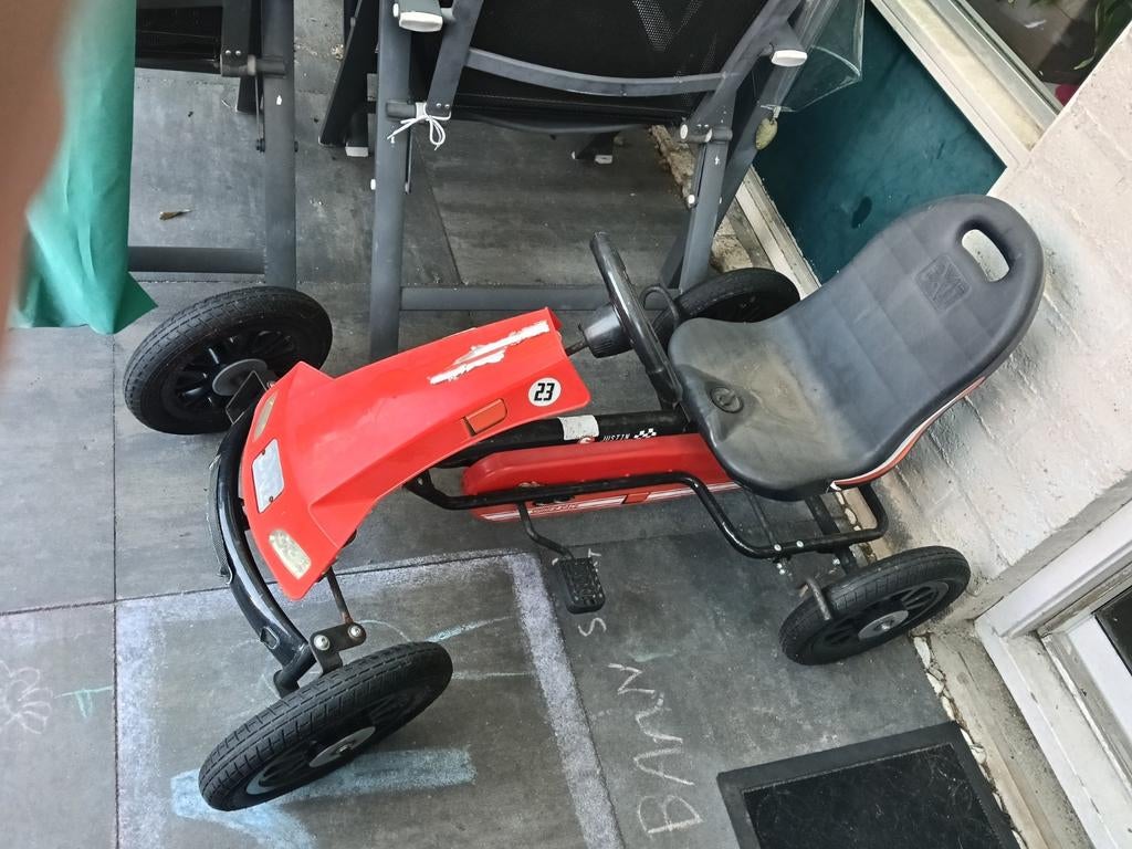 Rode skelter met verlichting en toeter (3 geluiden), Ophalen, Gebruikt, Overige merken