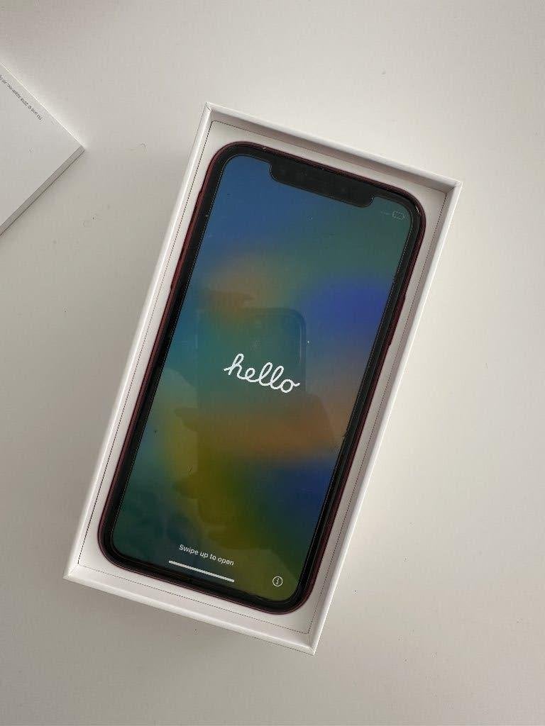 Apple iPhone XR 128GB Red (incl. factuur, nette staat), 128 GB, IPhone XR, Ophalen of Verzenden, Zo goed als nieuw