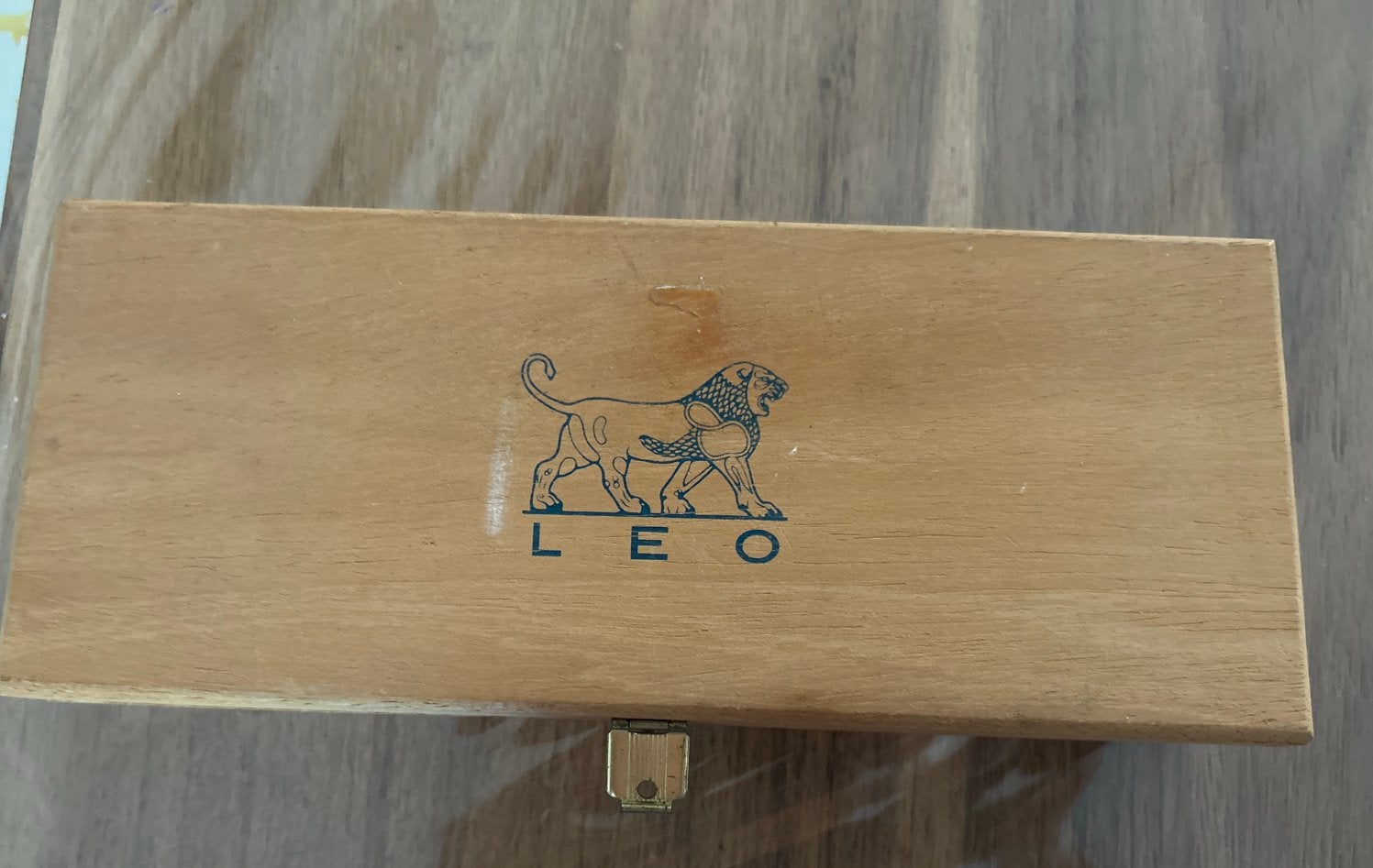 Vintage LEO glazen inktpen set in houten doosje, Ophalen of Verzenden, Nieuw