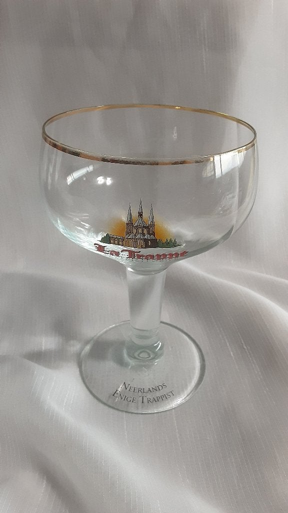 LA TRAPPE Neerlands trappist glas (nr, 1), Ophalen of Verzenden, Zo goed als nieuw, Bierglas