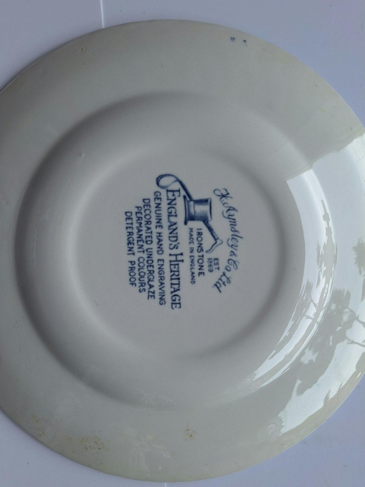 Vintage Aynsley & Co. Engeland's Heritage bord, Antiek en Kunst, Ophalen