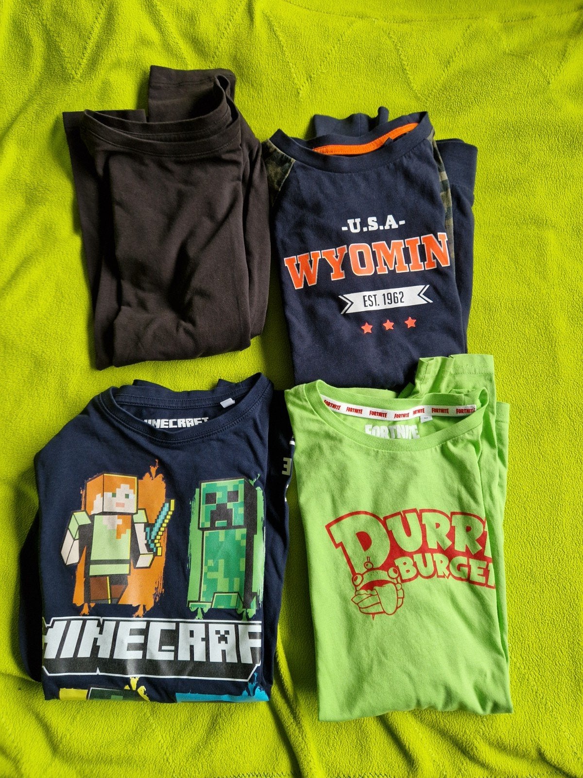 4x Longsleeve Jongen Maat 146/152 - Diverse Prints, Kinderen en Baby's, Ophalen, Gebruikt, Jongen, Shirt of Longsleeve