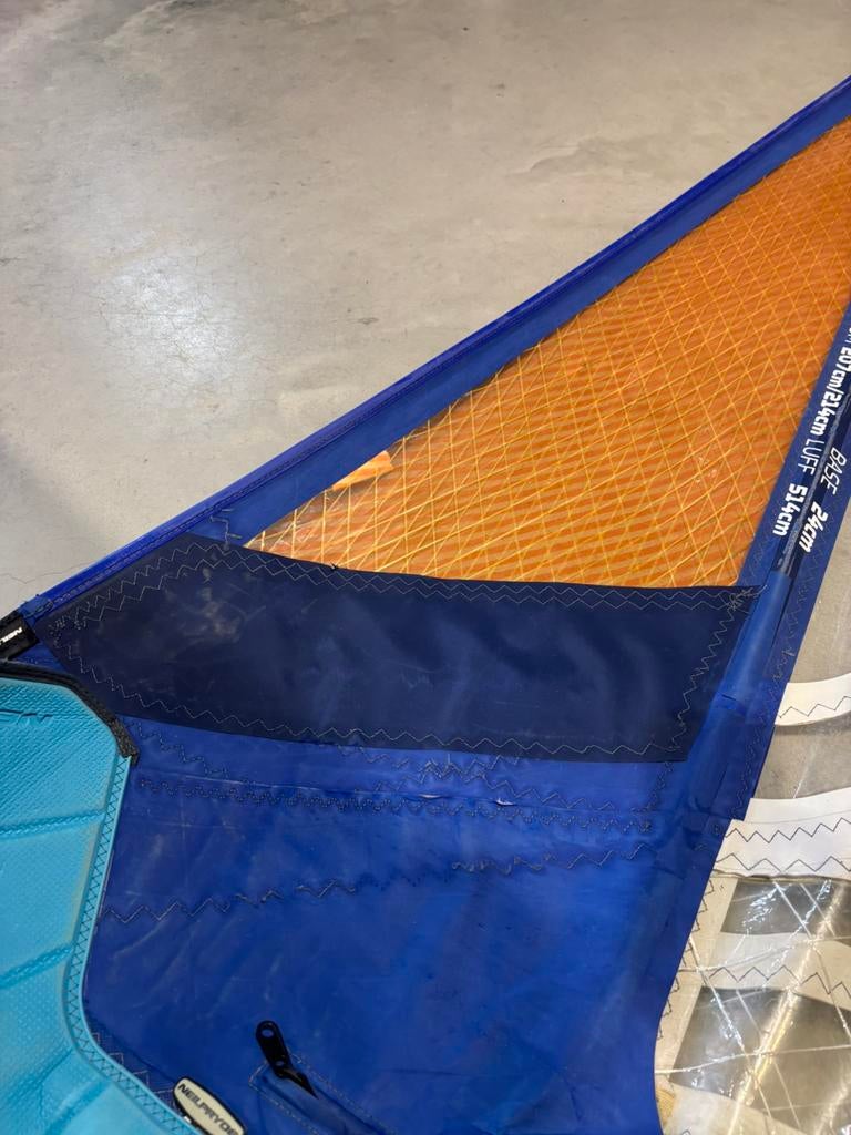 Neilpryde RS Racing EVO XII 8.2, Watersport en Boten, Ophalen, 7 m² of meer, Zeil, Gebruikt