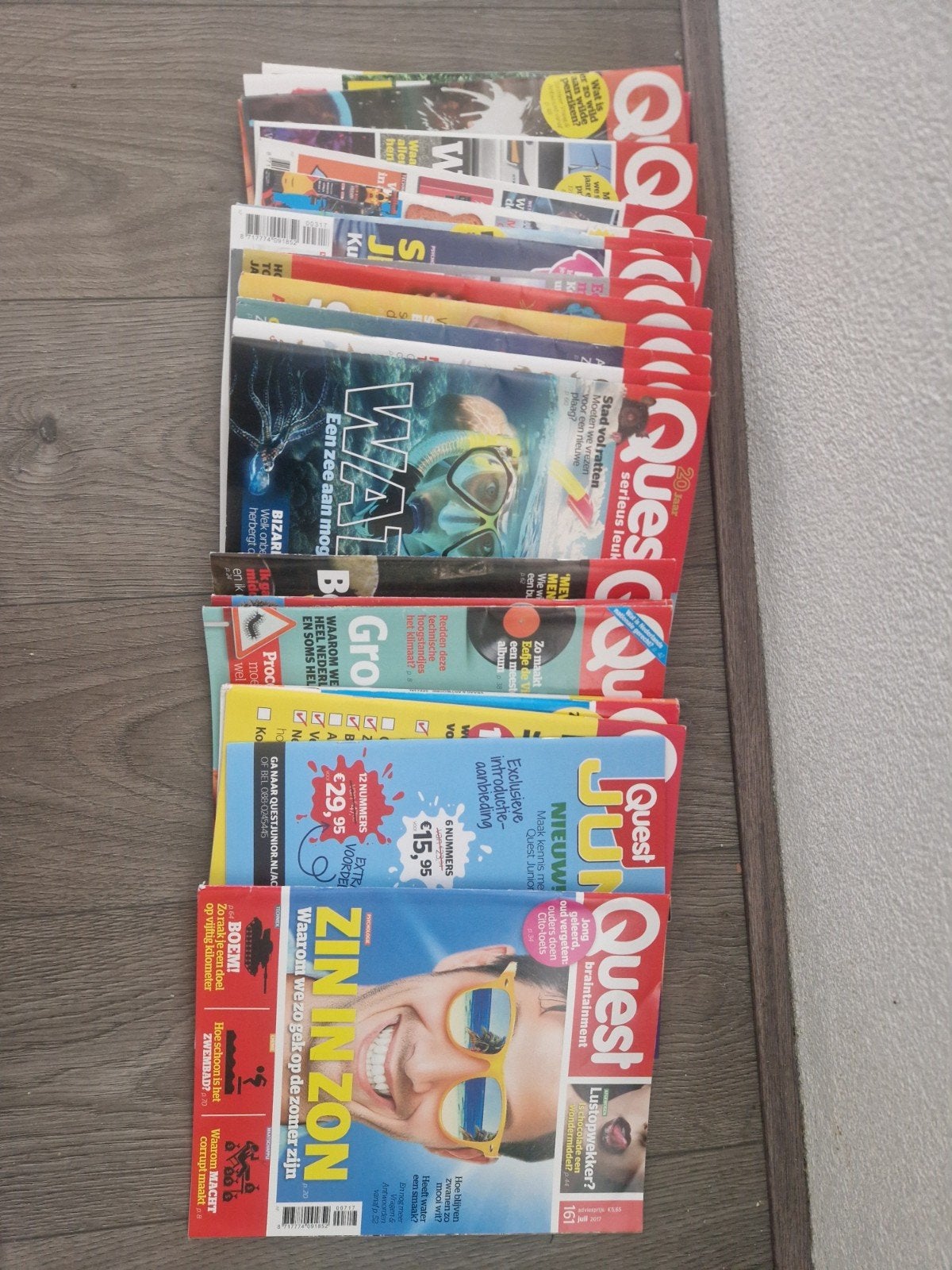 25xDiverse Quest tijdschriften - Wetenschap en Natuur, Ophalen, Gelezen, Wetenschap en Natuur