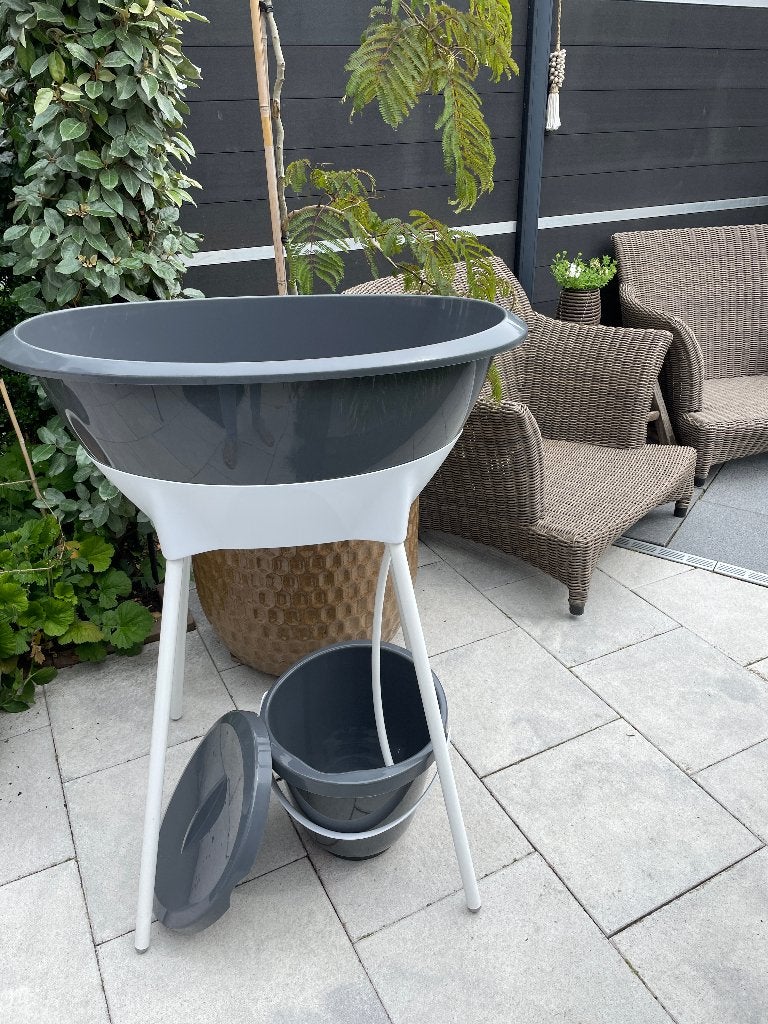 Baby Badje, Luma grijs, Kinderen en Baby's, Zo goed als nieuw, Badje, Standaard, Ophalen