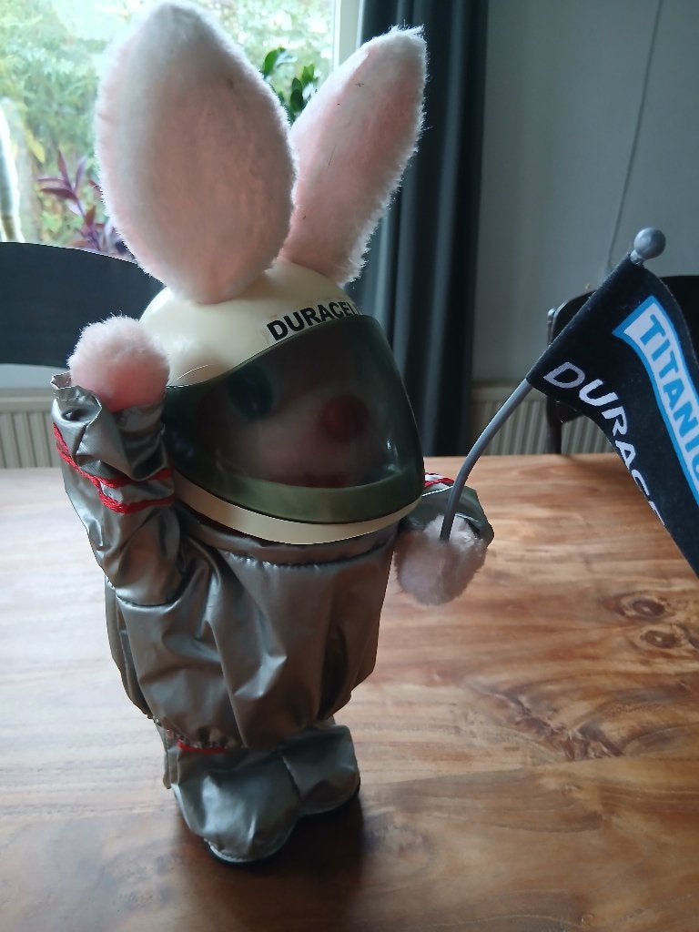 Duracell konijn astronaut, Ophalen of Verzenden, Zo goed als nieuw