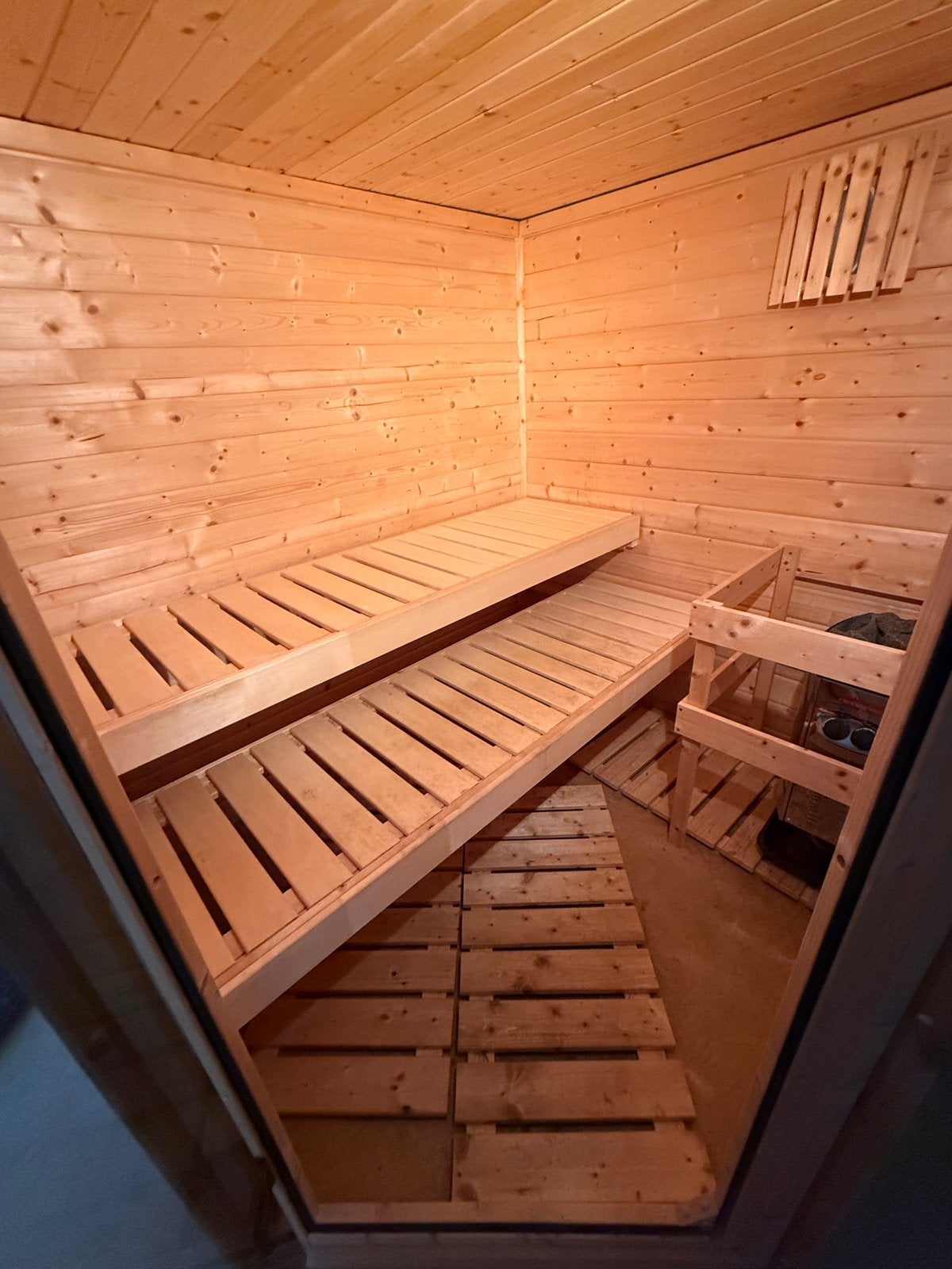 Finse opgiet sauna gebruikt goede staat, Ophalen, Gebruikt, Fins of Traditioneel, Complete sauna
