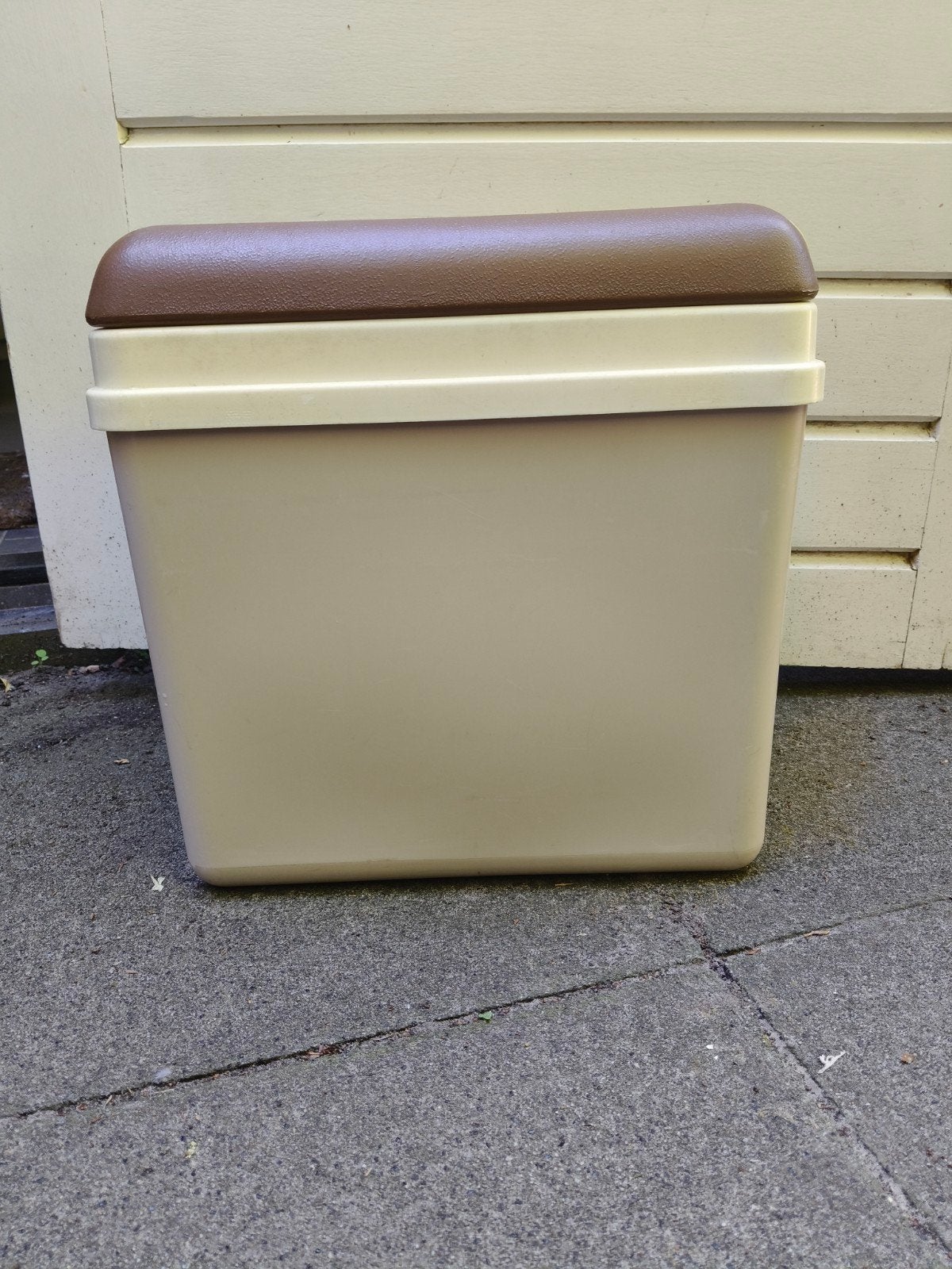 Vintage koelbox, Ophalen