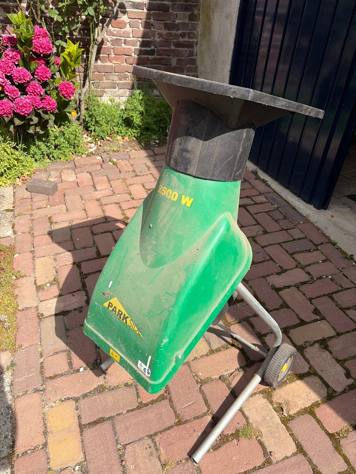 Parkside Hakselaar 2500W - Krachtig en Betrouwbaar, Tuin en Terras, Hakselaars, Ophalen, Gebruikt, Elektrisch