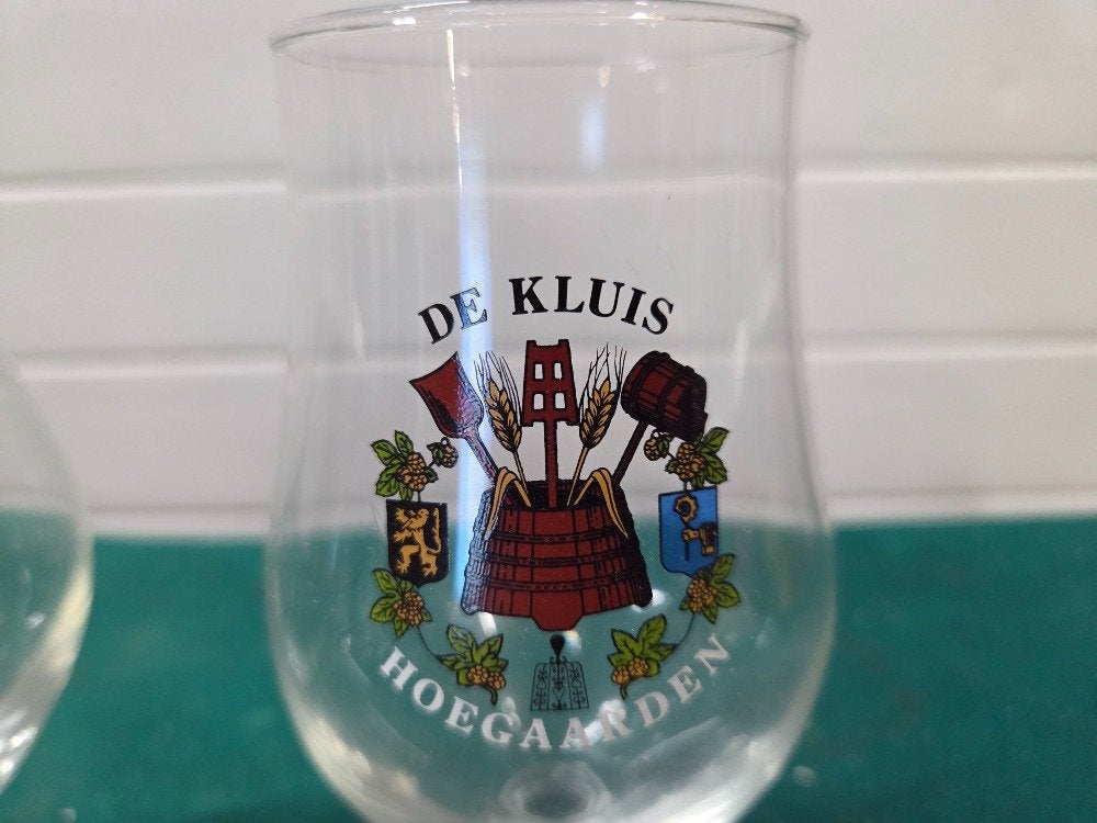 bierglazen hoegaarden de kluis, Ophalen of Verzenden, 'T Olde Gre-j, Info@toldegrej.nl, Endepoelstraat 20f Didam