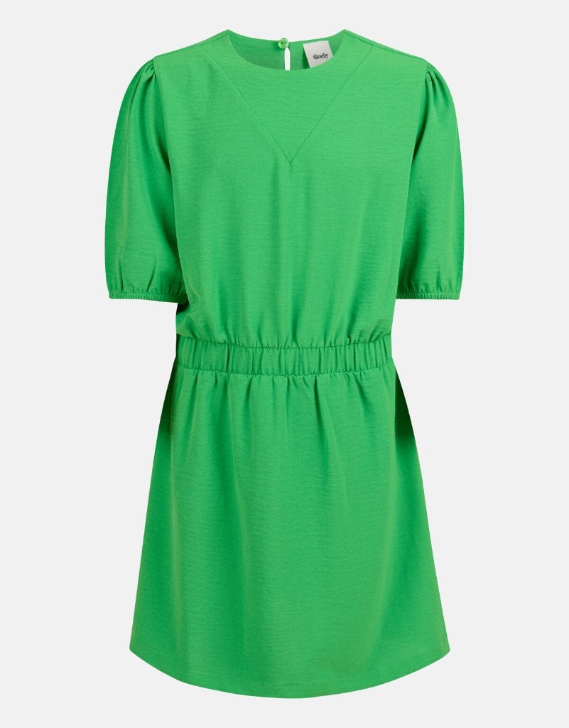 Shoeby Twist jurk Groen Maat 134-140, Meisje, Ophalen of Verzenden, Zo goed als nieuw, Jurk of Rok