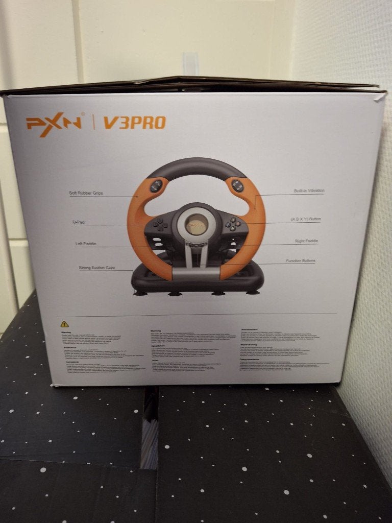 PXN V3Pro Gaming Racestuur met Pedalen, Ophalen, Racestuur, Force feedback, Overige merken