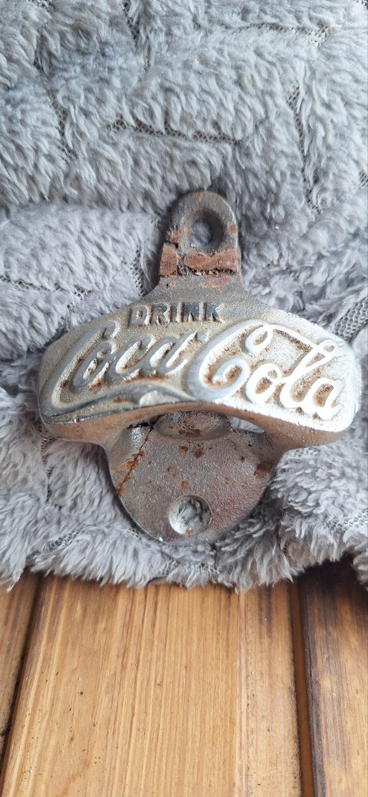 Vintage Coca-Cola Flesopener van IJzer, Ophalen of Verzenden