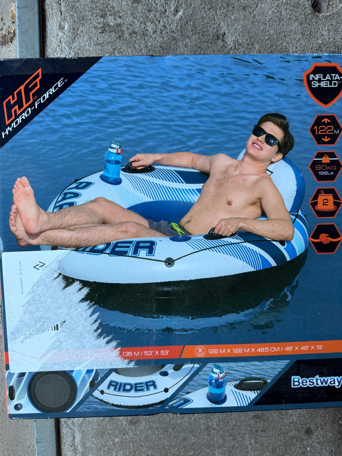 Bestway Hydro-Force Rider Opblaasbare Zwemband, Ophalen of Verzenden, Nieuw