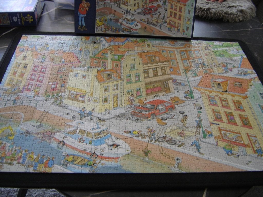 jan van haasteren puzzel 1000, Ophalen, 500 t/m 1500 stukjes, Zo goed als nieuw
