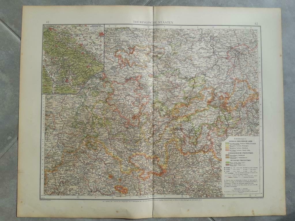 41-42/ Thüringische Staaten in Duitsland, Ophalen of Verzenden
