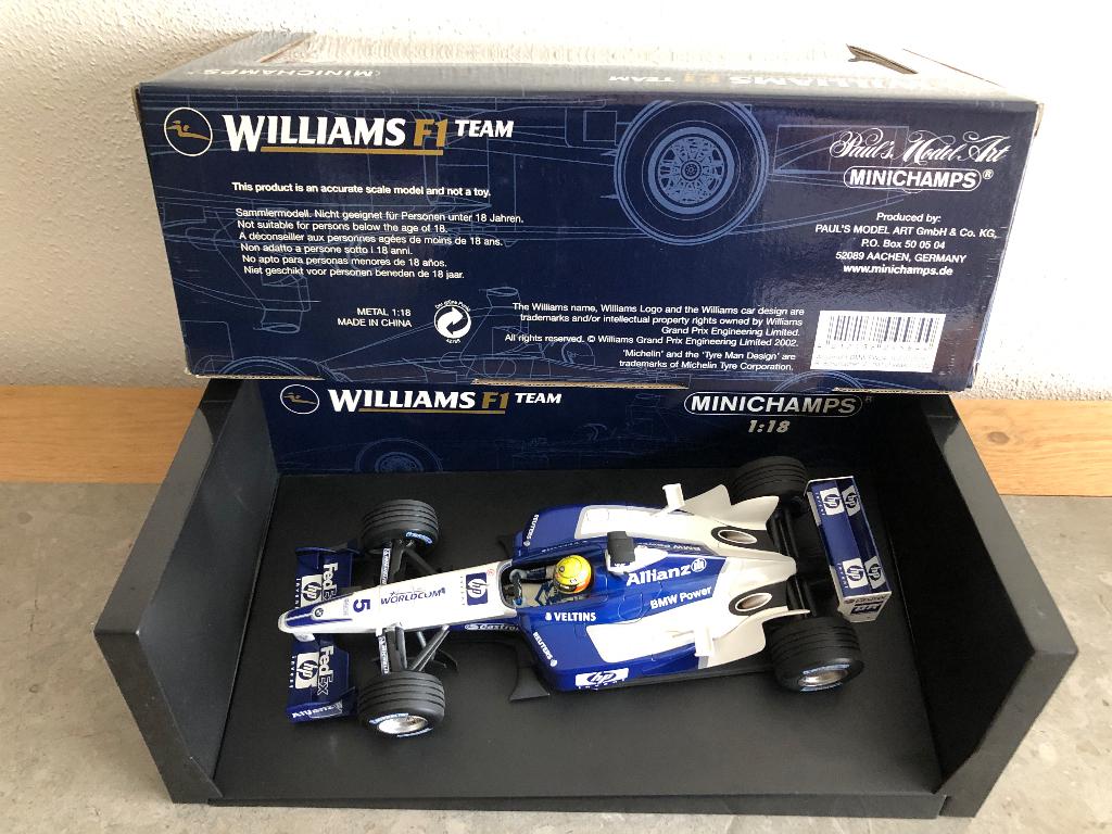 Mdl.1014 F1 Williams-BMW FW24 #5 R.Schumacher 2002, Ophalen of Verzenden, Nieuw, Formule 1