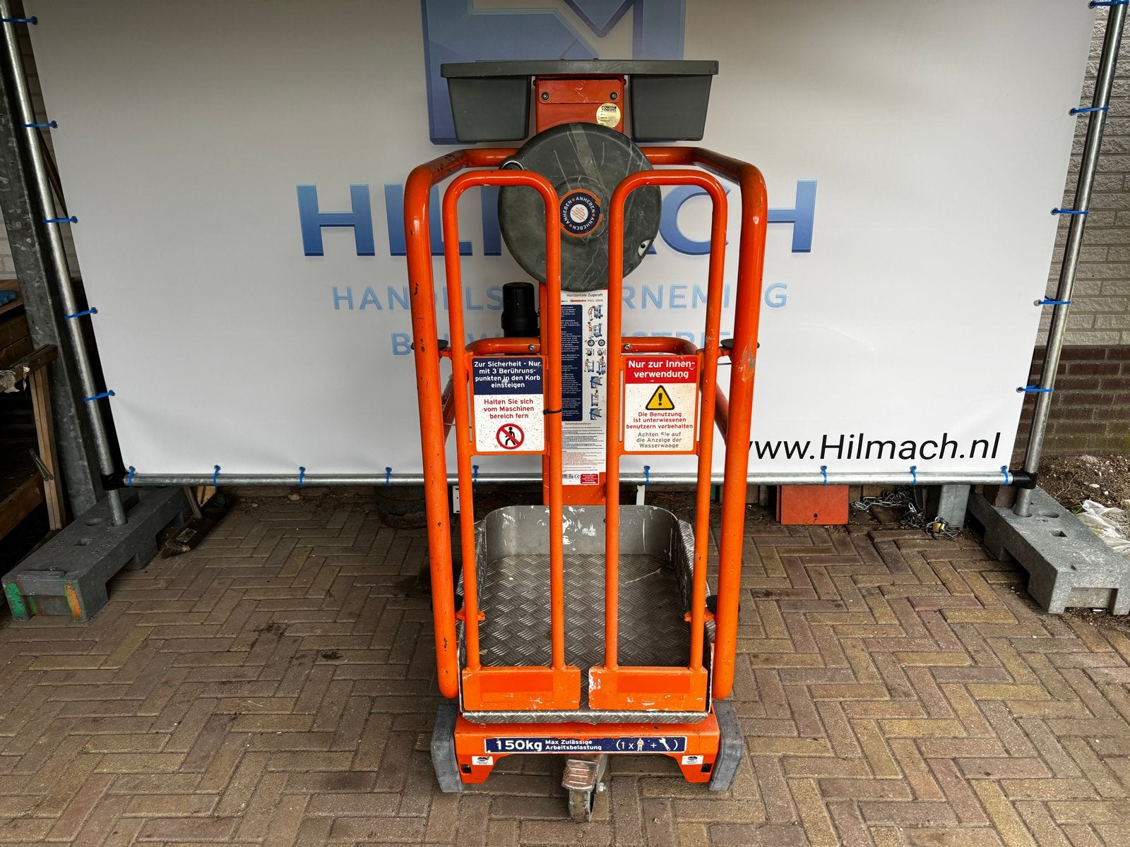 JLG Ecolift 50 Handbediende Personenlift 3.5m 125kg, Ophalen, Gebruikt