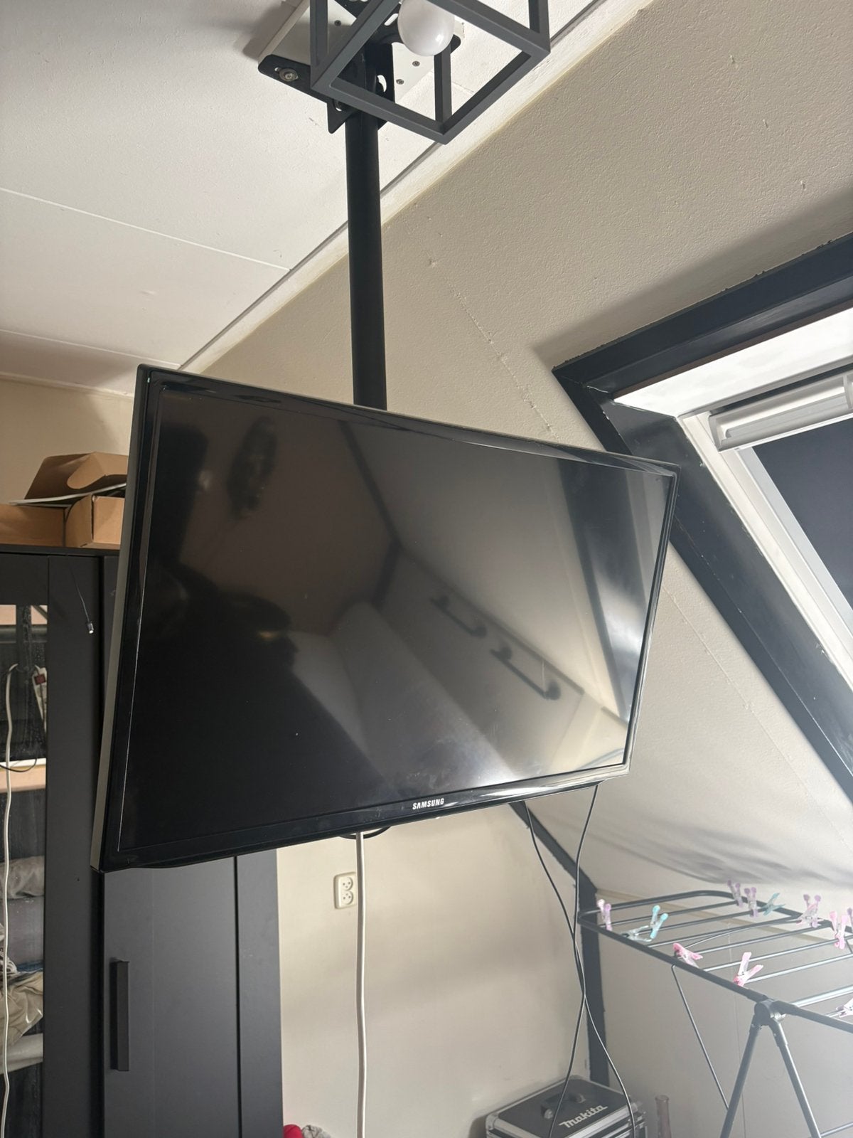 Samsung tv 32” inclusief plafondbeugel, Computers en Software, Monitoren, Ophalen, Gebruikt, 60 Hz of minder