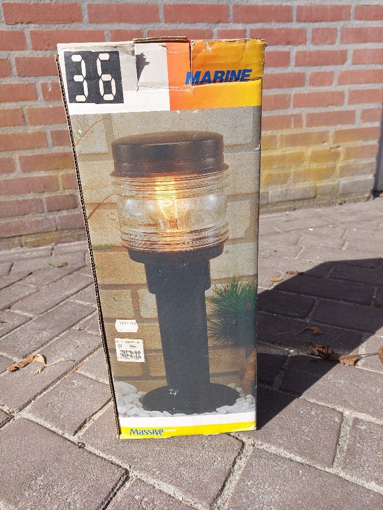 Buitenlamp op sokkel, Tuin en Terras, Ophalen, Kunststof, Overige typen, Nieuw
