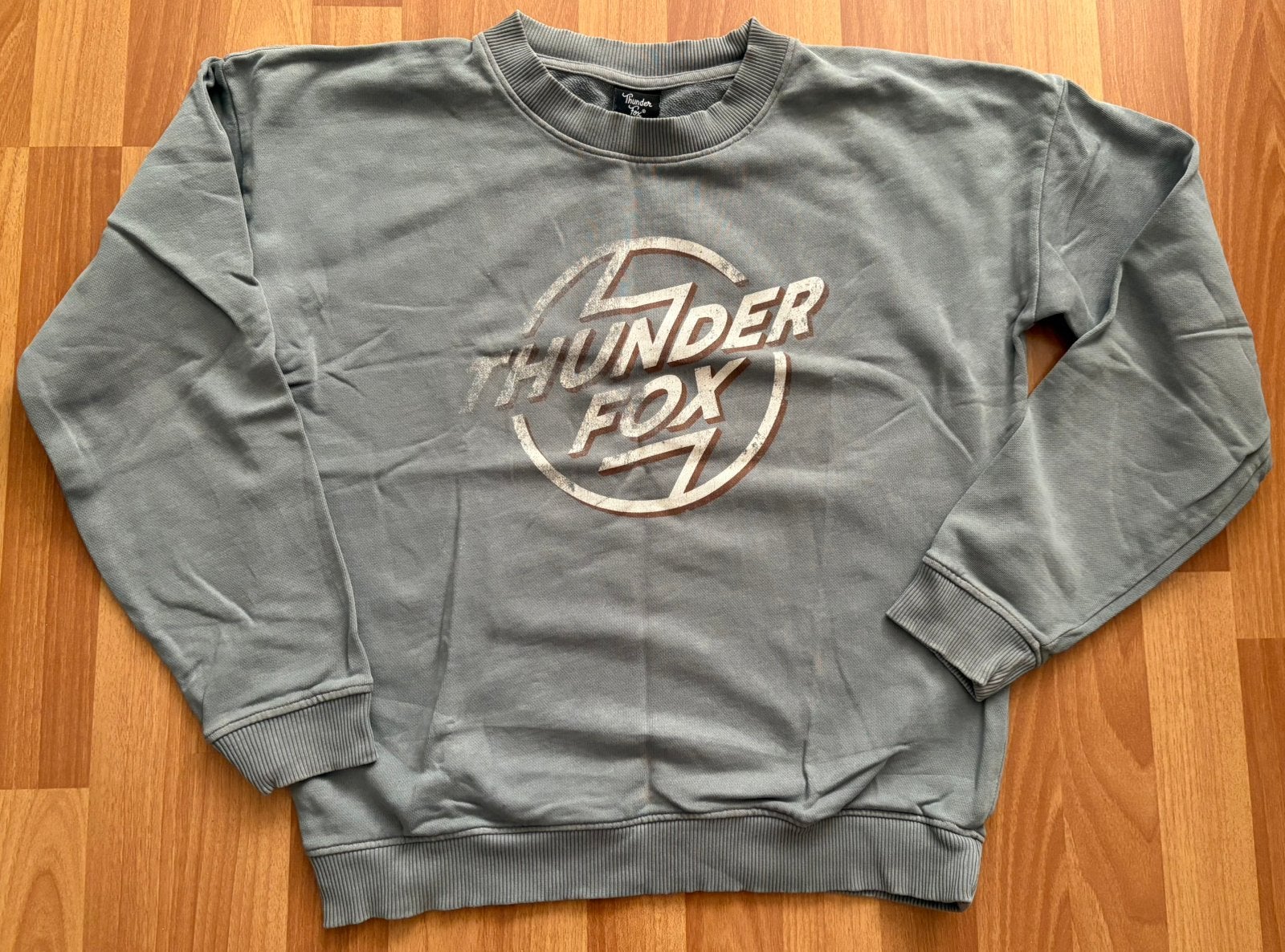 Petrol groene sweater ThunderFox, maat M, Ophalen of Verzenden, Gedragen, Maat 38/40 (M), Groen