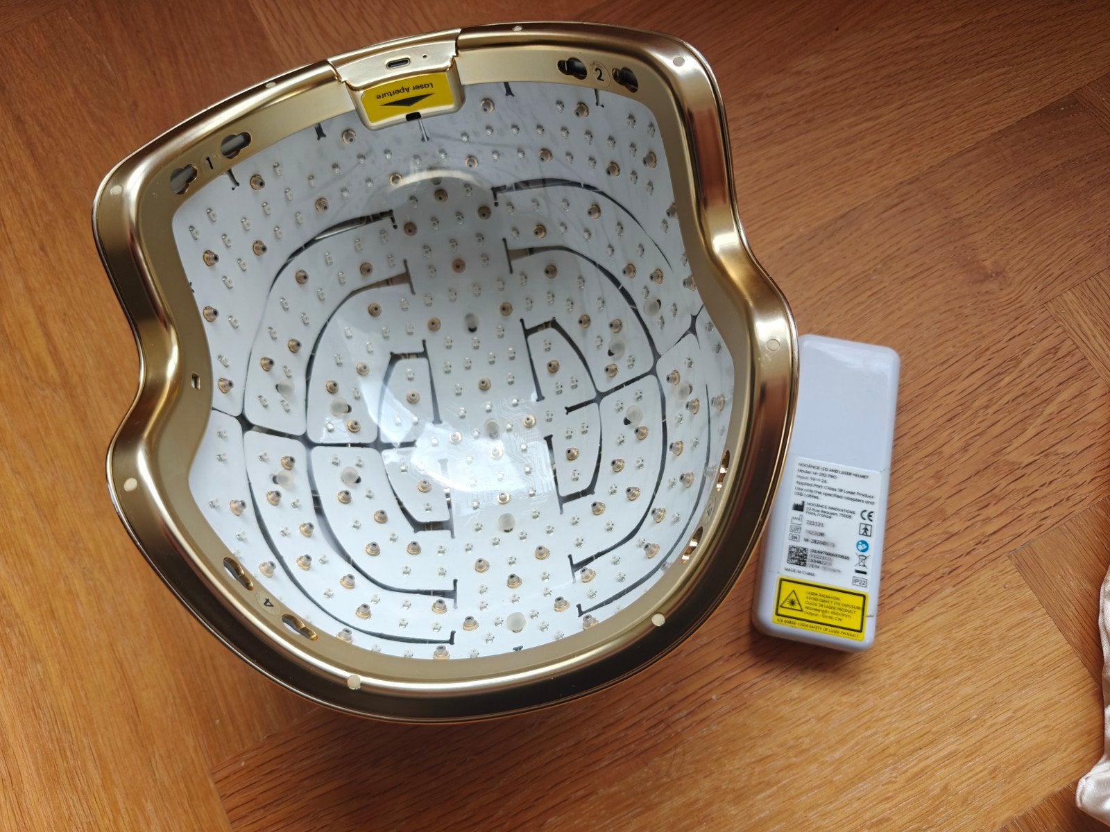 Nooance Laser Helm M-282 Pro tegen haaruitval, Ophalen of Verzenden, Zo goed als nieuw, Haarverzorging