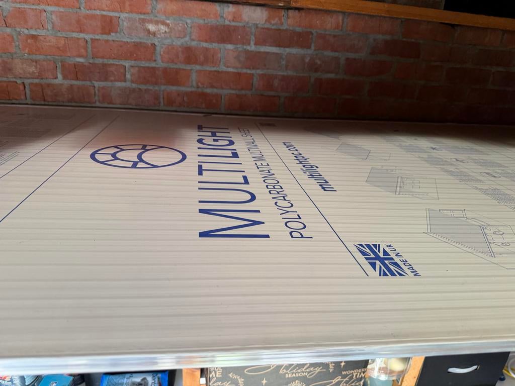 Polycarbonaat plaat 4 meter - Multilight, Ophalen, Nieuw