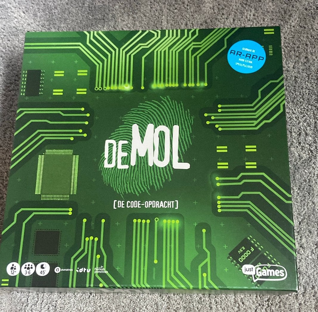Spel de mol, Drie of vier spelers, Ophalen, Zo goed als nieuw