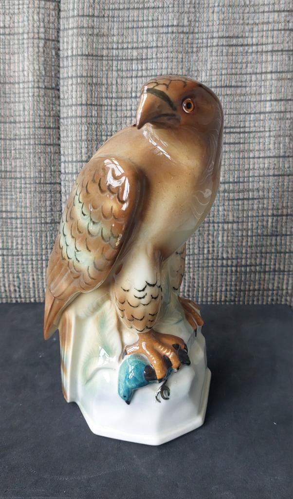Parfumlamp Buizerd met Prooi, Antiek en Kunst, Verzenden