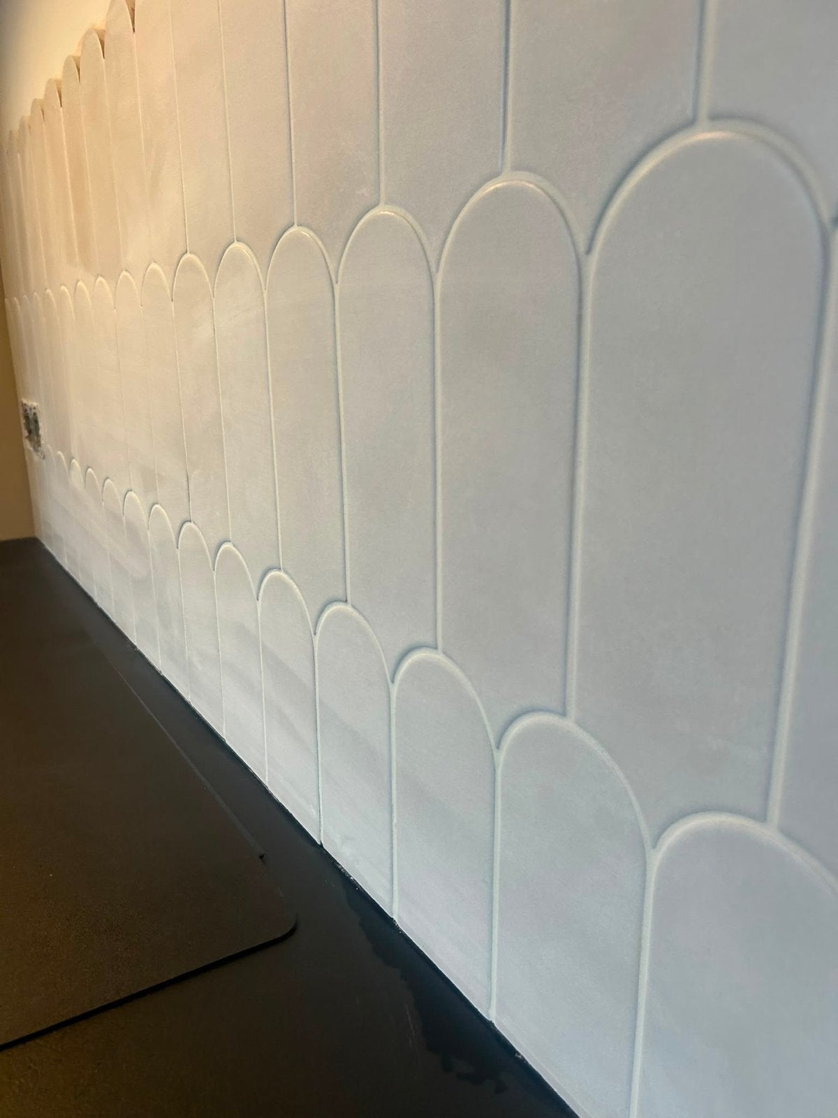 Witte keramische wandtegels - Visschub, Nieuw, 20 tot 40 cm, Minder dan 5 m², Wandtegels