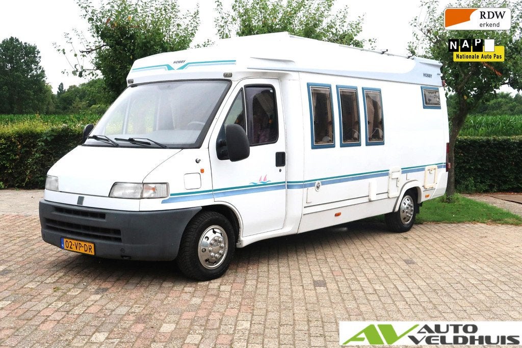 HOBBY 600 Ducato Camper HOBBY 6002.5 TDI nieuwe apk STAPELBE, Hobby, Bedrijf, Half-integraal, Handgeschakeld