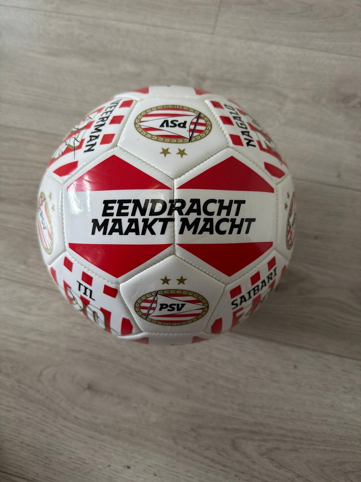 PSV Voetbal - Met handtekeningen. Nieuw, Ophalen of Verzenden, Zo goed als nieuw, Bal