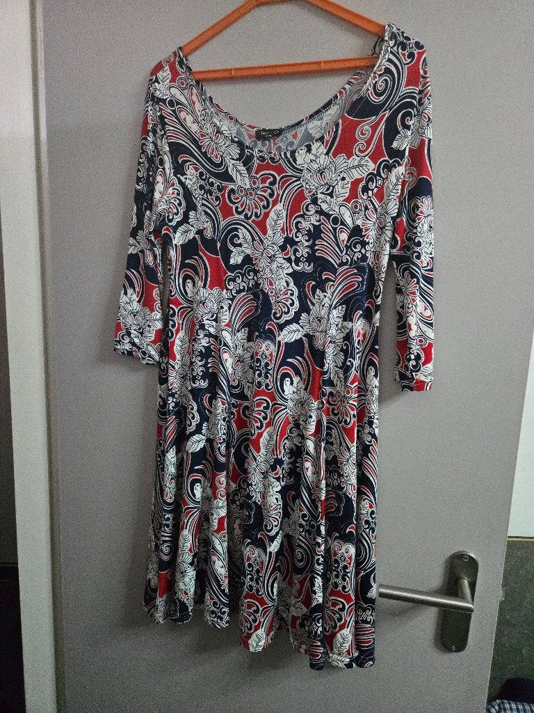 A-lijn jurk  van Dass & Co. Maat M, Kleding | Dames, Blauw, Dass & Co, Gedragen, Boven de knie