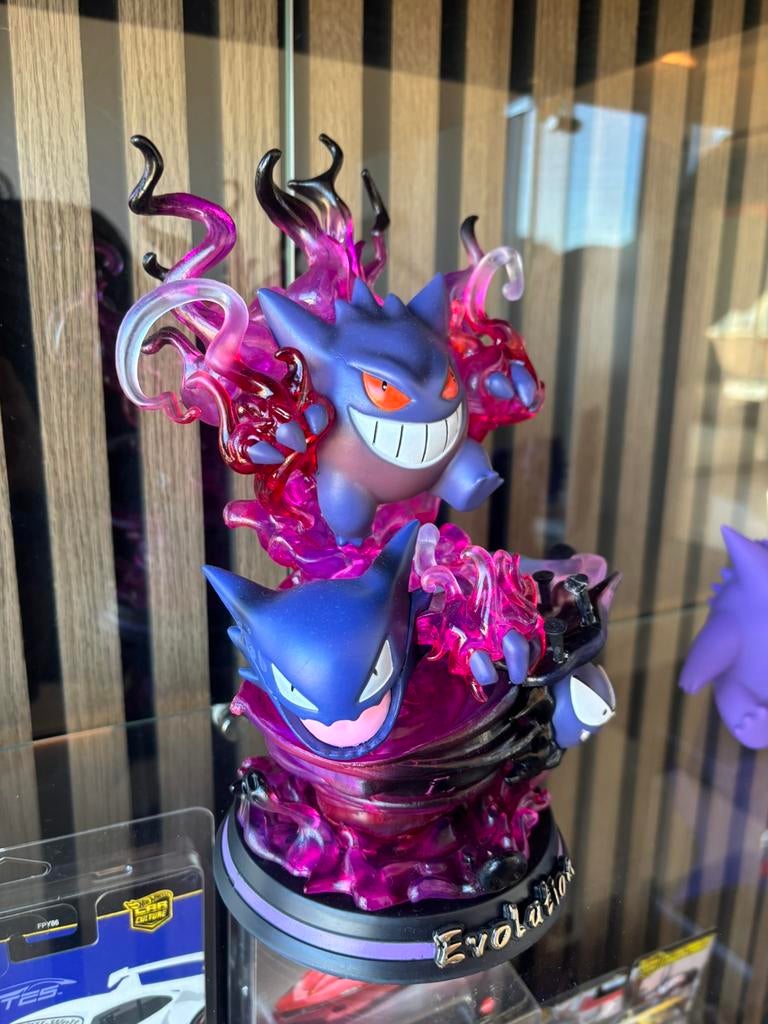 Pokemon Gengar Evolutie Beeld Vinyl/Resin, Ophalen of Verzenden, Zo goed als nieuw, Fantasy