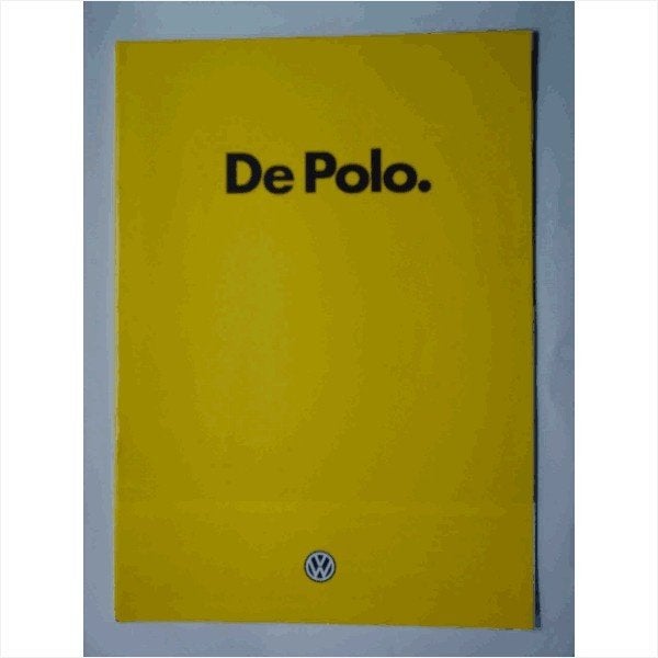 Volkswagen Polo Brochure 1984 #1 Nederlands, Ophalen of Verzenden, Gelezen, Volkswagen