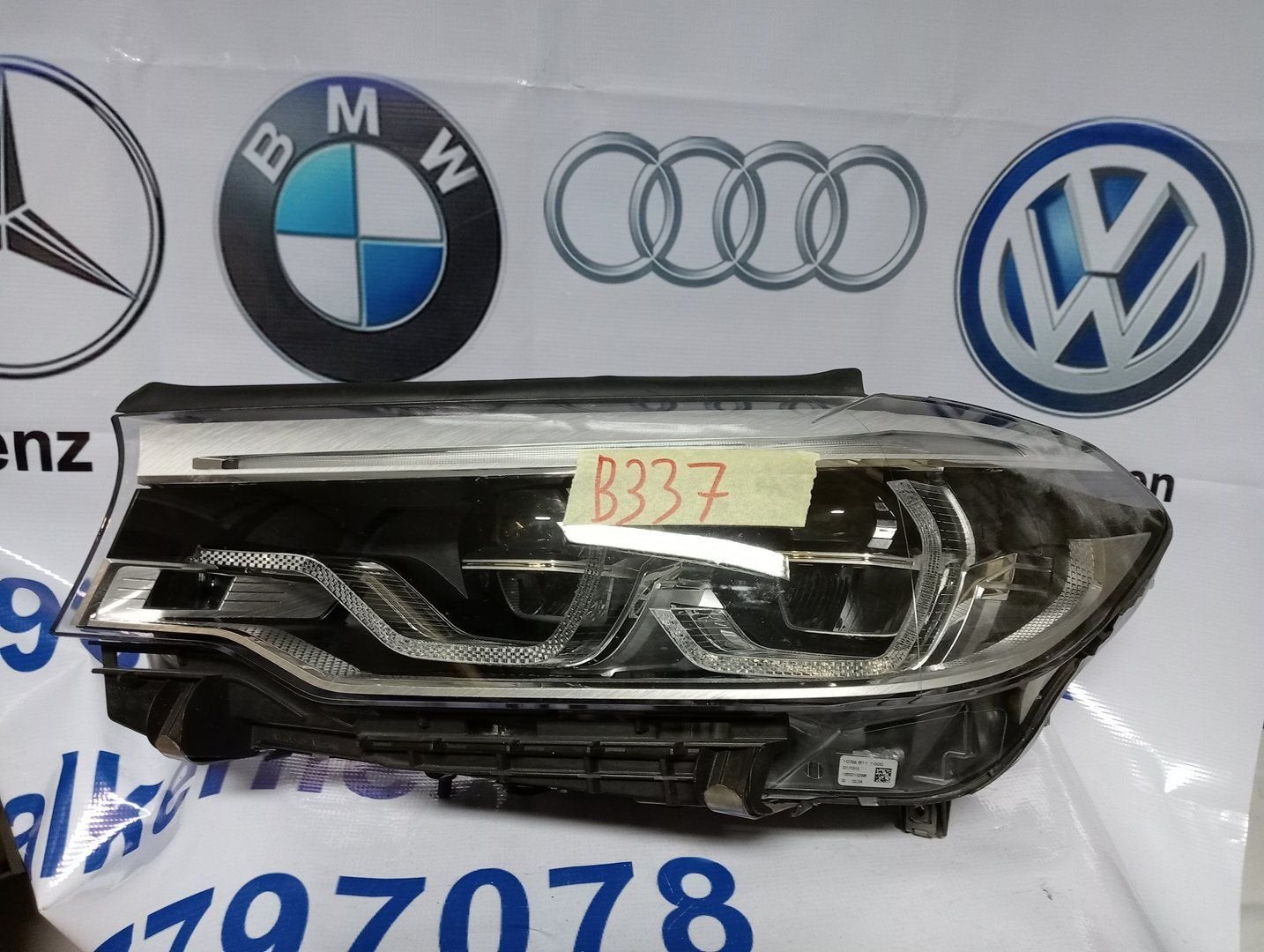 Koplamp BMW 5 Serie G30 G31 Adaptive LED Links 7439193-04, Gebruikt, -, -, Ophalen of Verzenden