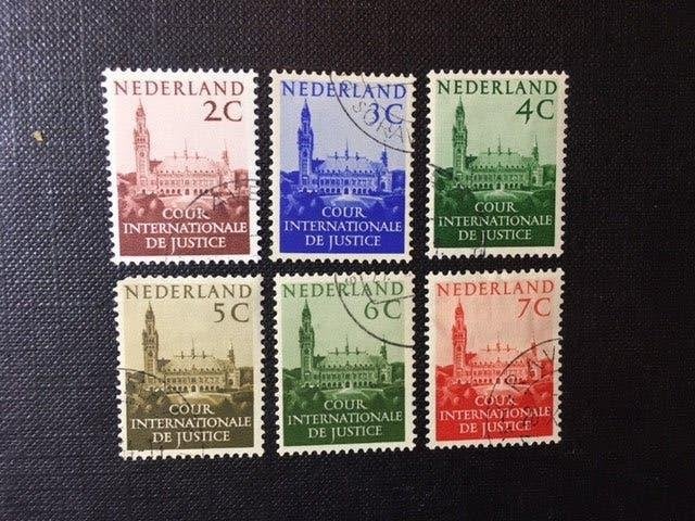 947 nederland 1951 nvph - dienst d27 t/m d32 - gestempeld*, Postzegels en Munten, Ophalen of Verzenden, Na 1940, Gestempeld