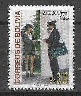 Bolivia Michel 1367 gestempeld, Ophalen of Verzenden, Gestempeld, Zuid-Amerika