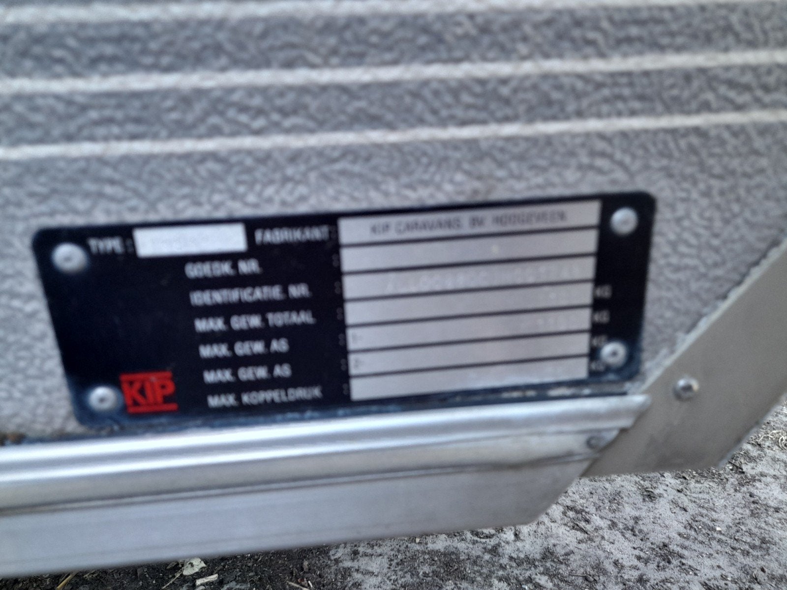 Kip Grey-Line KG42T Caravan zonder papieren, Caravans en Kamperen, Ophalen of Verzenden