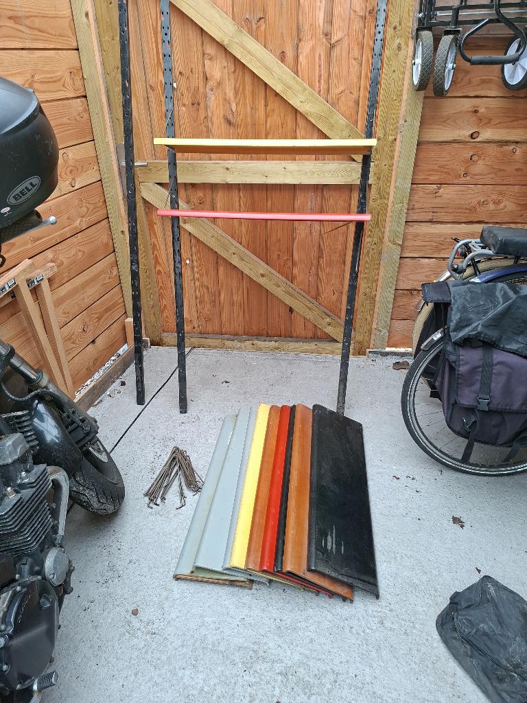 Vintage meubel planken, Ophalen, Gebruikt, 150 tot 200 cm, Vintage jaren 70