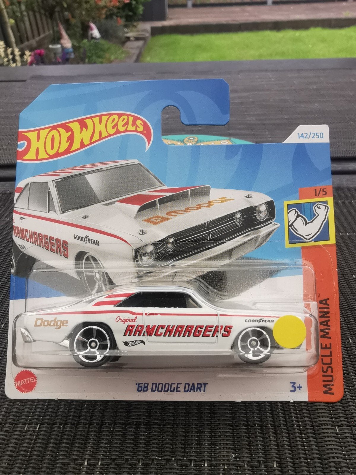 HotWheels '68 Dodge Dart wit, Ophalen of Verzenden, Nieuw, Auto