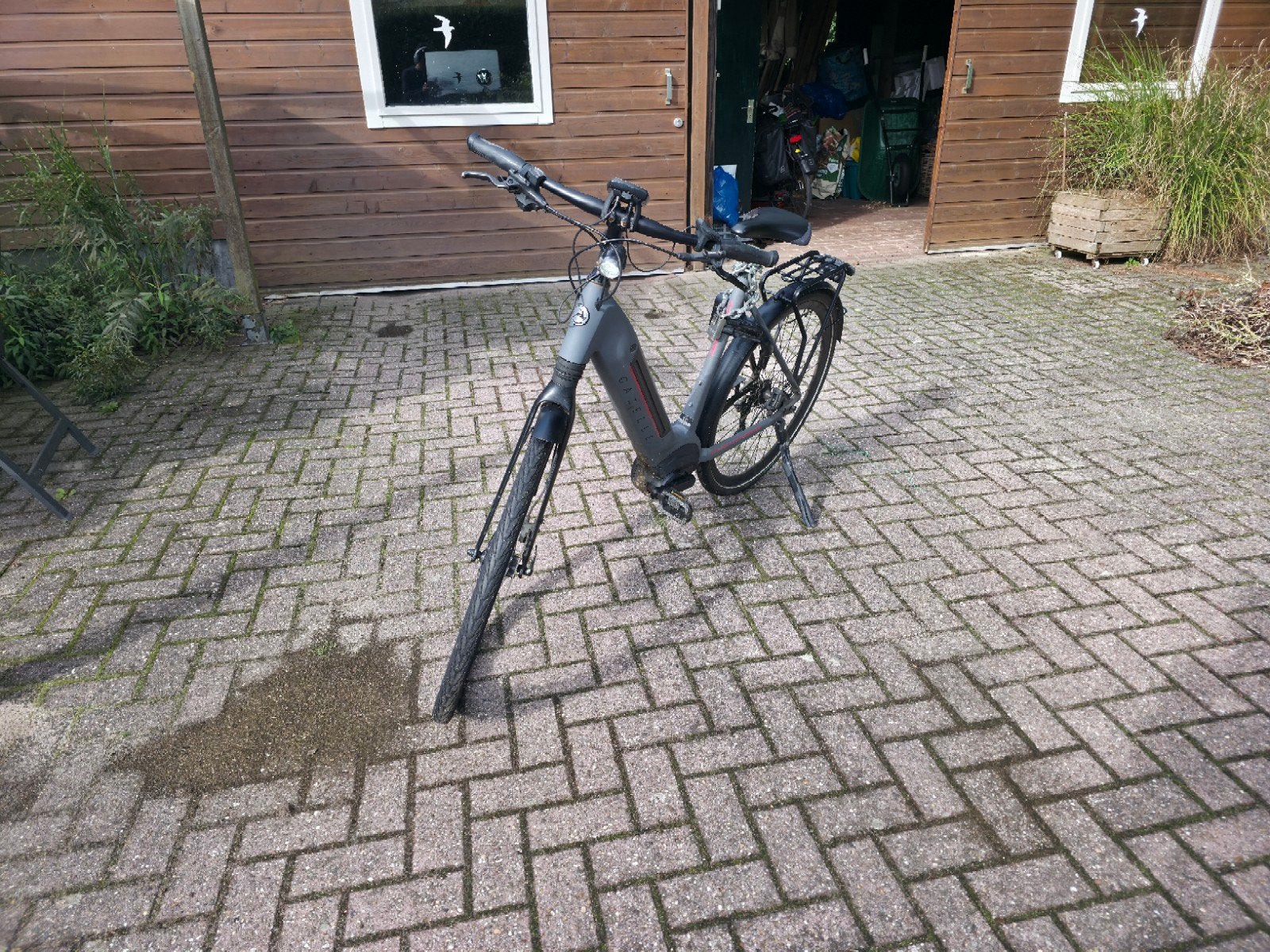 Gazelle Ultimate T10 - Grijze E-bike, Gebruikt, Ophalen of Verzenden, 51 tot 55 cm, 50 km per accu of meer