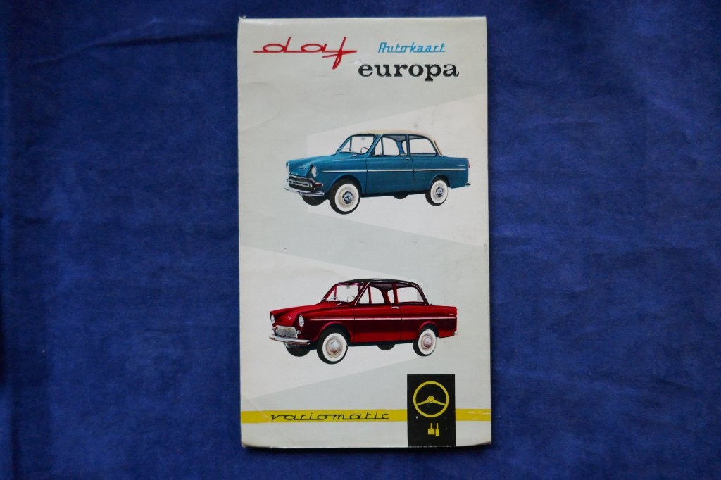Autokaart DAF Europa variomatic, Verzenden, Zo goed als nieuw