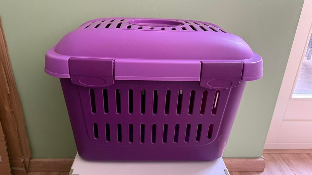 Trixie Katten transportbox Midi Capri reisman mand kat hond, Ophalen of Verzenden, Zo goed als nieuw