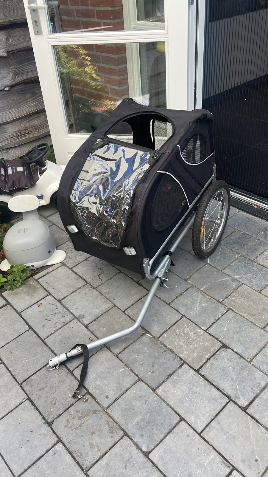 Hondenfietskar - Compact en Opvouwbaar, Ophalen, Gebruikt, Minder dan 20 kg, Opvouwbaar